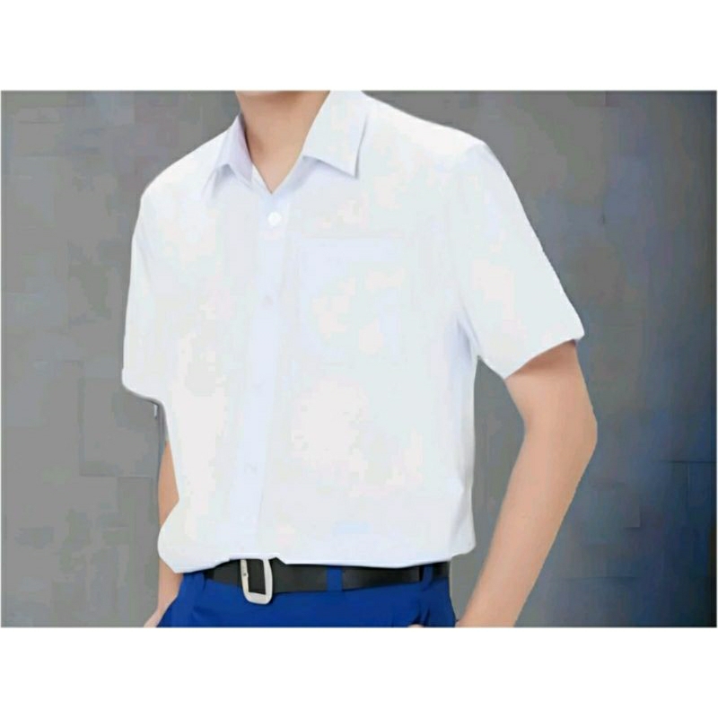 (มือ 1 ลดราคา) เสื้อนักเรียนชาย เชิ้ตชาย ประถม ม.ต้น ม.ปลาย
