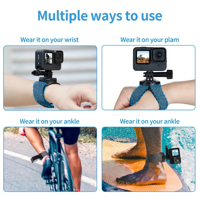 Telesin 360 Degree Steerable Wrist Strap for Action Camera