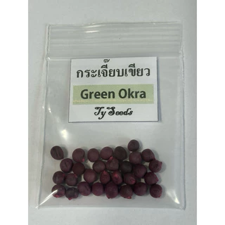 เมล็ดพันธุ์ กระเจี๊ยบเขียว 30 เมล็ด [ 10แถม2 ]คละได้