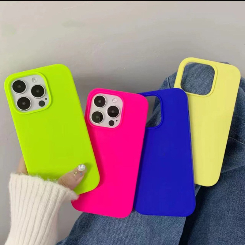 Case กำมะหยี่โลโก้ สีพื้น สำหรับรุ่นไอโฟน 7/8/Se2020-15promax สินค้าพร้อมส่ง