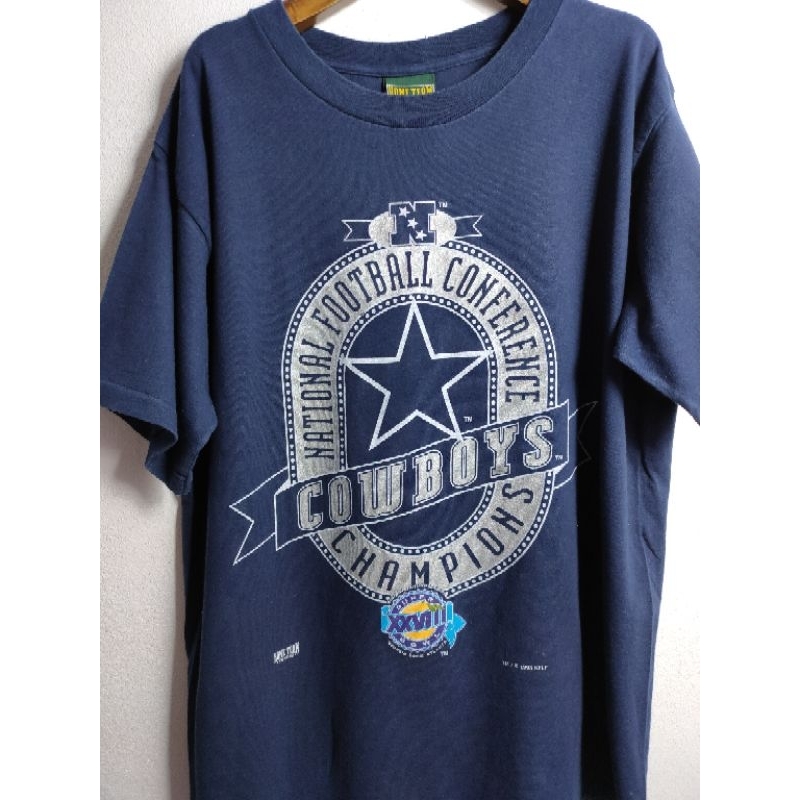 เสื้อยืดมือสอง วินเทจ งานกีฬา NFL ตอกปี 1993 ตะเข็บเดี่ยวบน-คู่ล่าง อก 44 ยาว 29