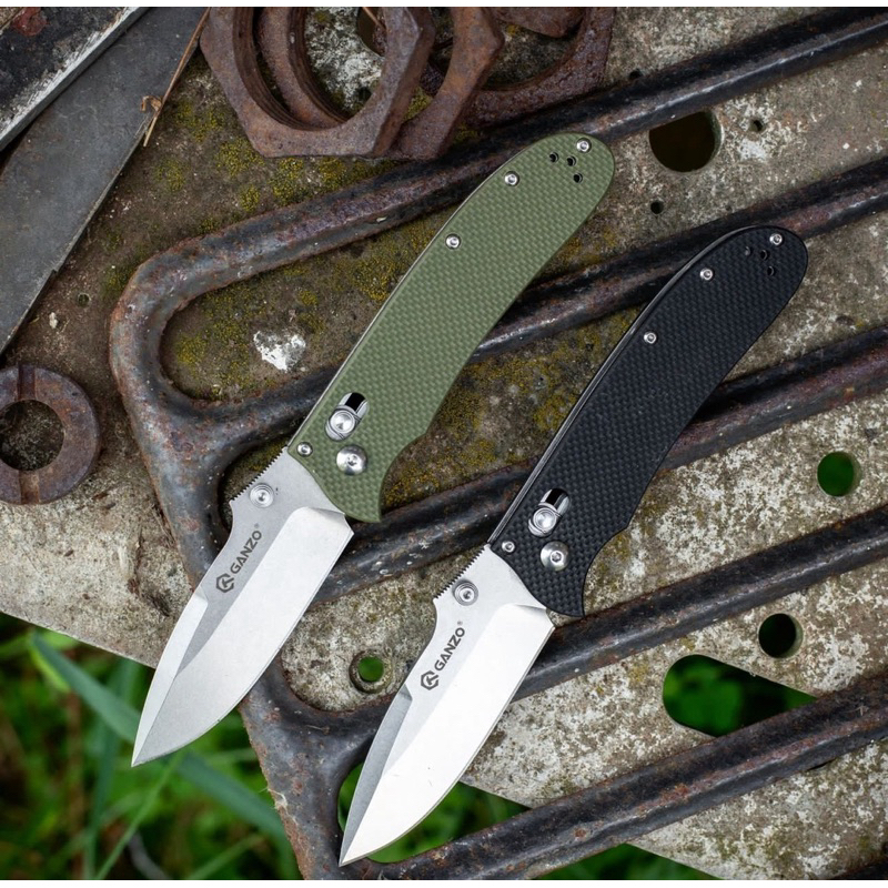 มีดพับ Ganzo D704 ของแท้100%  วัสดุใบมีด D2 ความยาวใบมีด มม. 85