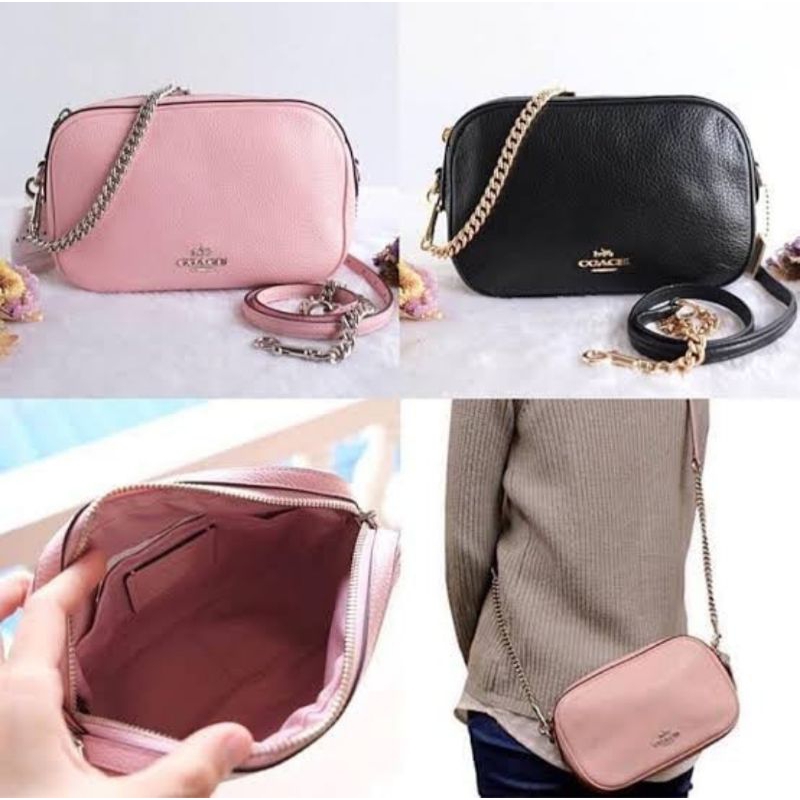 🌻 Coach f29000 สีชมพู น่ารัก🍰 สะพายสวย ใหม่แท้พร้อมส่ง❤️