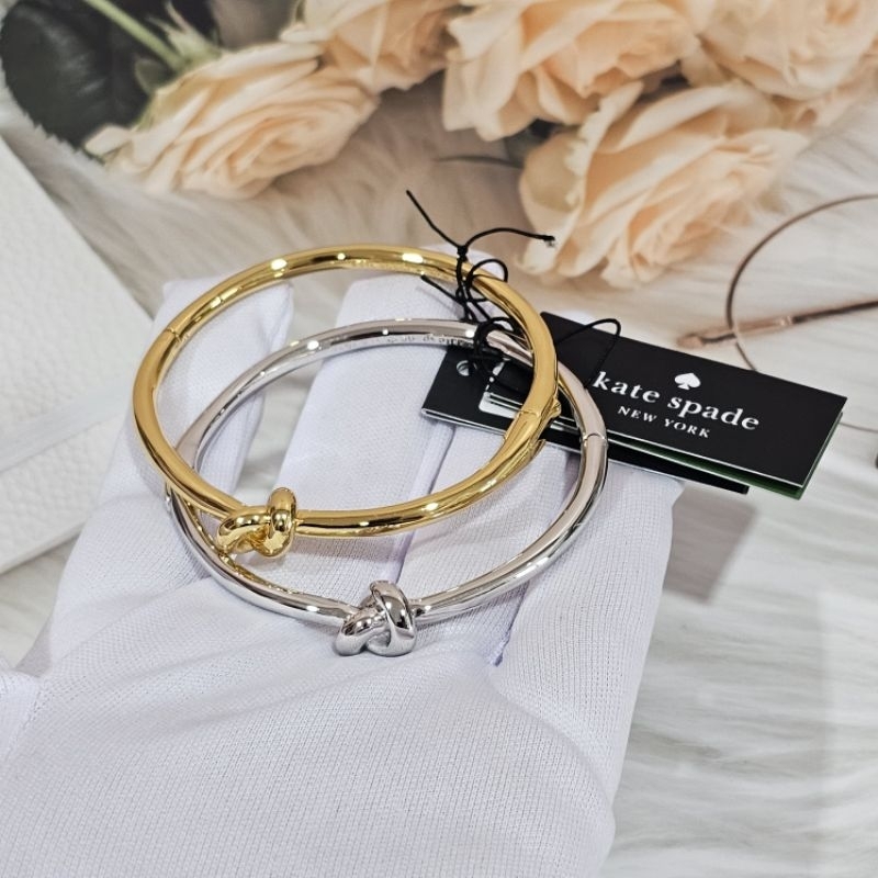 กำไลสีเงิน กำไลสีทอง ของแท้ 100% .* New พร้อมส่ง .* กำไลข้อมือ Kate Spade
