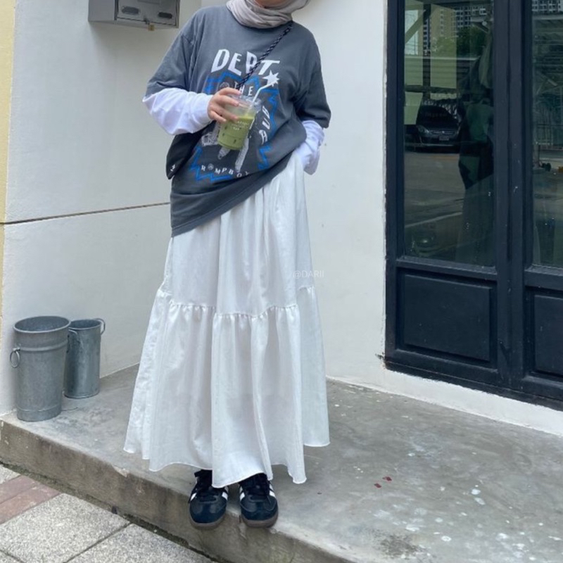 Sugar Skirt | กระโปรงยาว เอว 24” ยืดสุด 42” - รูปที่ 7