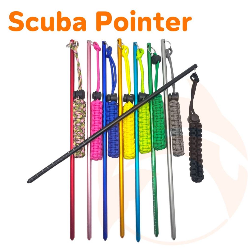 SCUBA POINTER สคูบ้า พ้อยเตอร์ สำหรับดำน้ำ ใช้ชี้บอกทิศทางหรือสิ่งมีชีวิตขนาดเล็กในน้ำ มี Scale 15 ซ