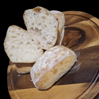 Artisanal Ciabatta Buns เชียบัตต้าบัน - 4 pcs per set (100g per pc) #25