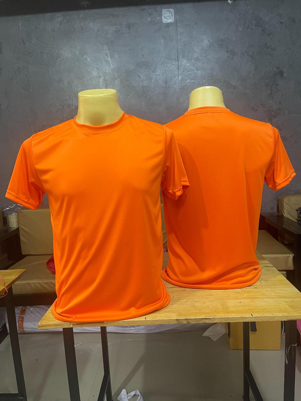 A048 เสื้อยืดเปล่า เสื้อคนงานแขนสั้น เสื้อยืดสีพื้น สีกีฬาสีพื้น เนื้อผ้าไมโครโพลีเอสเตอร์ เกรดAหน ราคา ถูกที่สุด ดีลบีเคเค แกลเลอรีภาพที่ 6