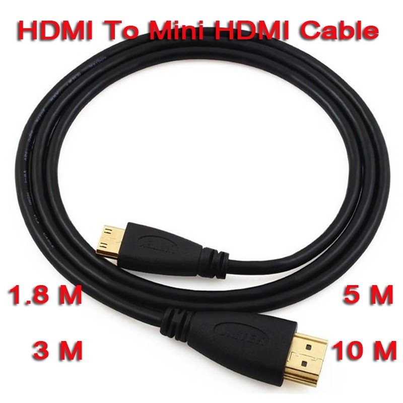 สายสัญญาณ Mini HDMI To HDMI Cable 1.8M-10M