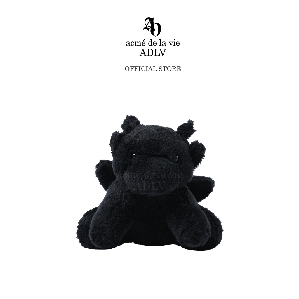 ADLV [acme de la vie] พวงกุญแจ รุ่น Fuzzy Dragon Doll Key Ring Black (50021SDGACU_S4BKXX)