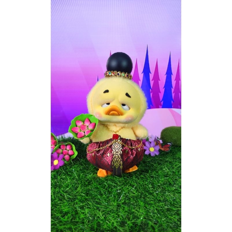 พร้อมส่ง* ชุดกุมารผมมวยเป็ด upsetduck เซ็ท 3 ชิ้น โจงกระเบน สายสังวาลย์ และเครื่องหัวผมมวย