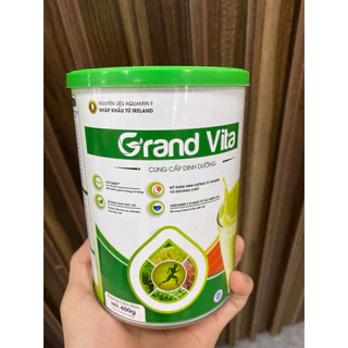 (ส่งฟรี)GRAND VITA นมเขียวออร์แกนิกเพื่อสุขภาพกระดูกและข้อ 400g
