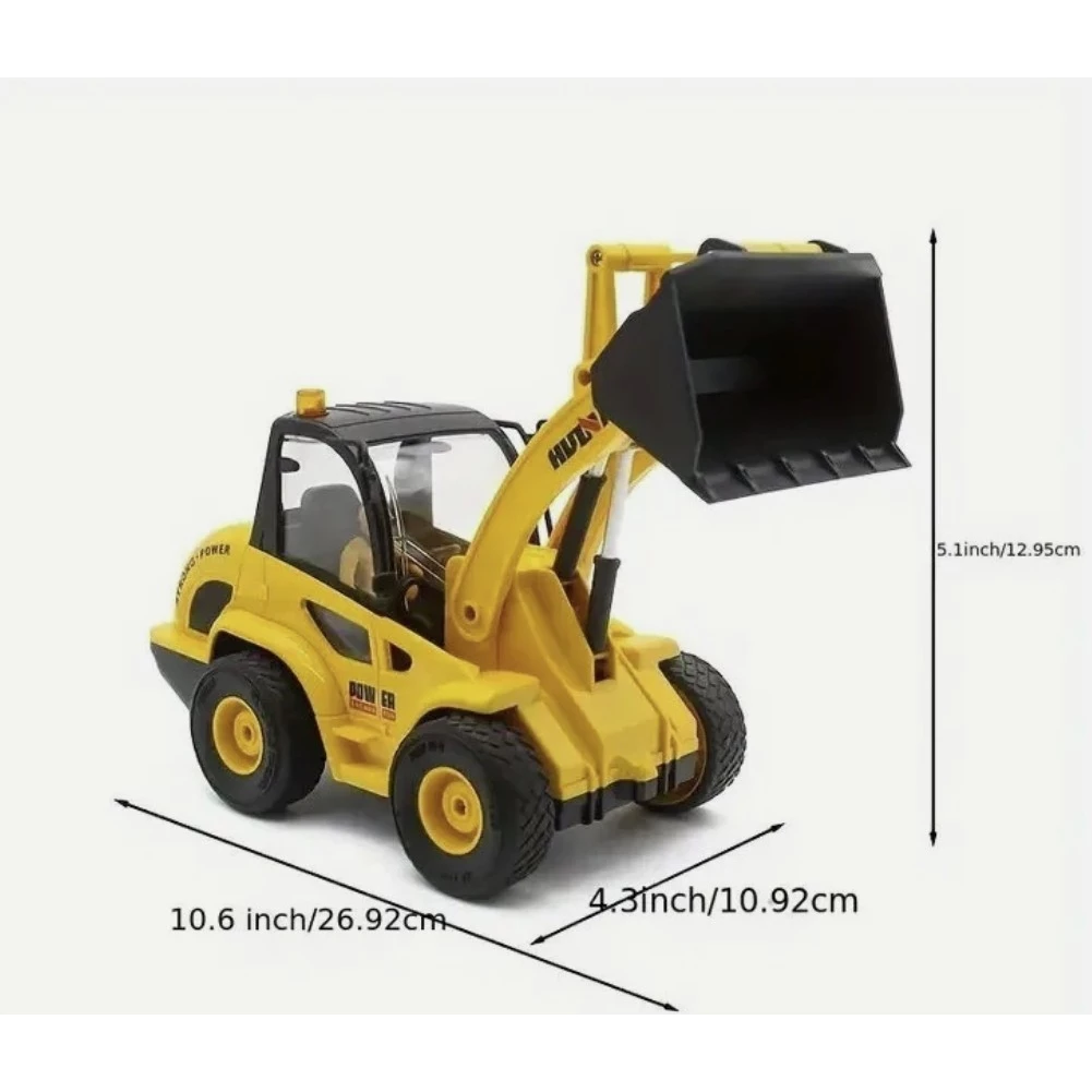 รถบังคับ รถตักดิน Huina 1518 RC 9CH 1/24  รีโมท 2.4 Ghz หัวตักเหล็ก ระบบไฟสมจริง thumbnail 6