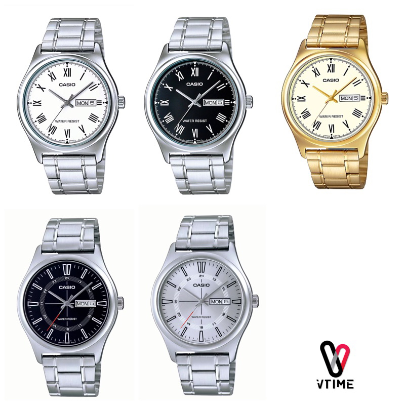 CASIO นาฬิกาผู้ชาย รุ่น MTP-V006D MTP-V006G