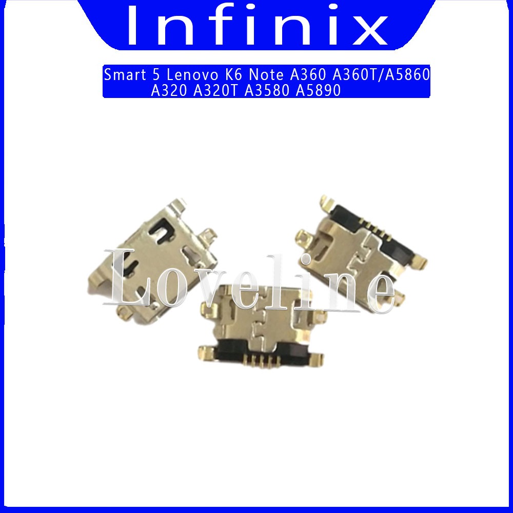 แท่นชาร์จพอร์ตเชื่อมต่อ สําหรับ Infinix Smart 5 Lenovo K6 Note A360 A360T A5860 A320 A320T A3580 A58