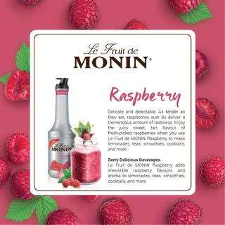 MONIN Raspberry Fruit Mix ราสเบอร์รี่ฟรุ๊ตมิกซ์ 1L.