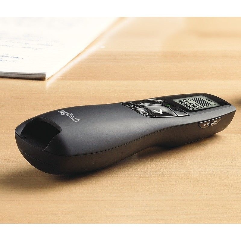 Logitech R800 Wireless Presenter Laser Pointer - Black (สีดำ) รีโมตนำเสนอเลเซอร์ R800