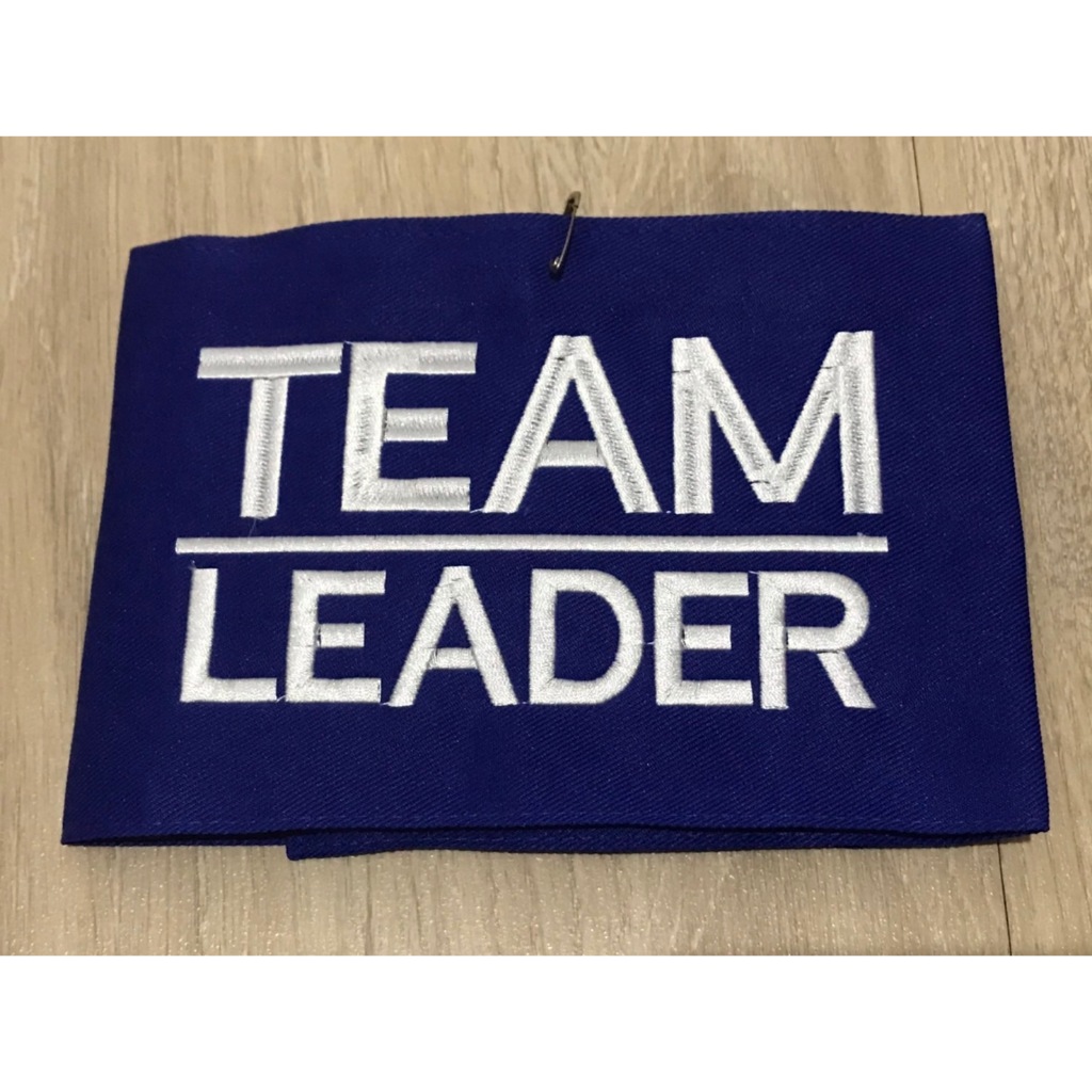ปลอกแขน Team Leader หัวหน้างาน Leader และ SUB LEADER แบบมีตีนตุ๊กแก (พร้อมส่ง)