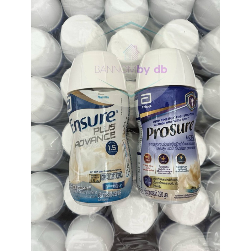 Prosure/Ensure Plus advance (อายุสั้น หรือ มีตำหนิ)ชนิดน้ำ โปรชัวร์ สำหรับผู้ป่วยมะเร็ง