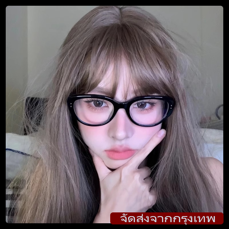 [จัดส่งรวดเร็ว]แว่นสายตาทรงแคทอายแฟชั่นเกาหลี, กรอบธรรมดาสีดำ, เครื่องประดับแฟชั่นแว่นกันแดดย้อนยุคมัลติฟังก์ชั่นUnisex