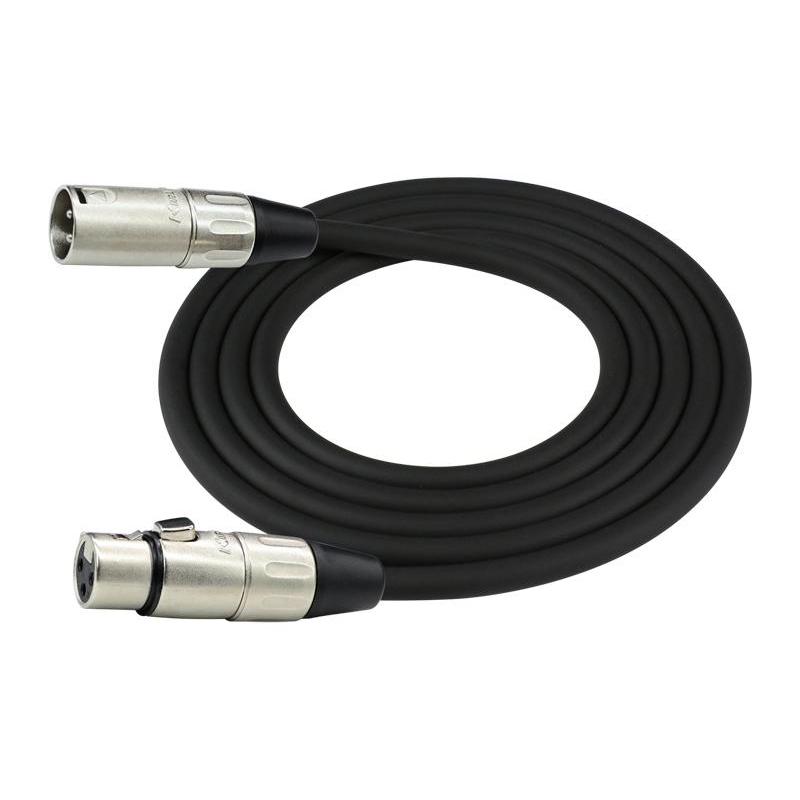 KIRLIN Microphone Cable MP-480 XLR Male to XLR Female 6M Black สายไมโครโฟน เคเบิล ยาว 6 เมตร