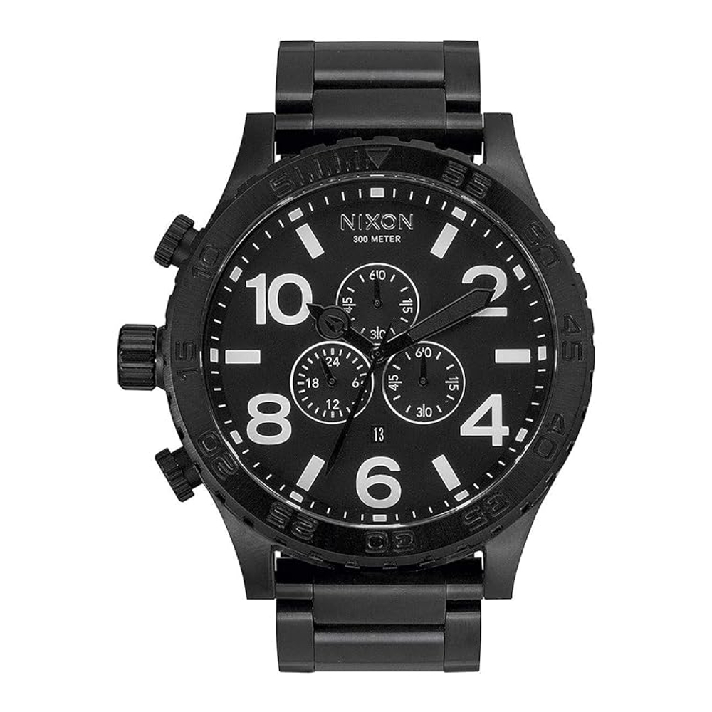 NIXON NXA083001-00 / 51-30 Chrono All Black Men's Watch 51mm. นาฬิกา นาฬิกาข้อมือ นาฬิกาข้อมือผู้ชาย
