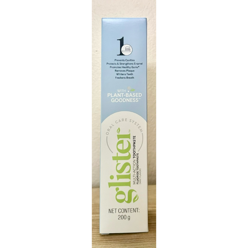 glisteยาสีฟันกลิสเทอร์มัตติ-แอ็คชั่น glister glister ฟลูออไรด์รสมิ้นท์. ขนาด200กรัม