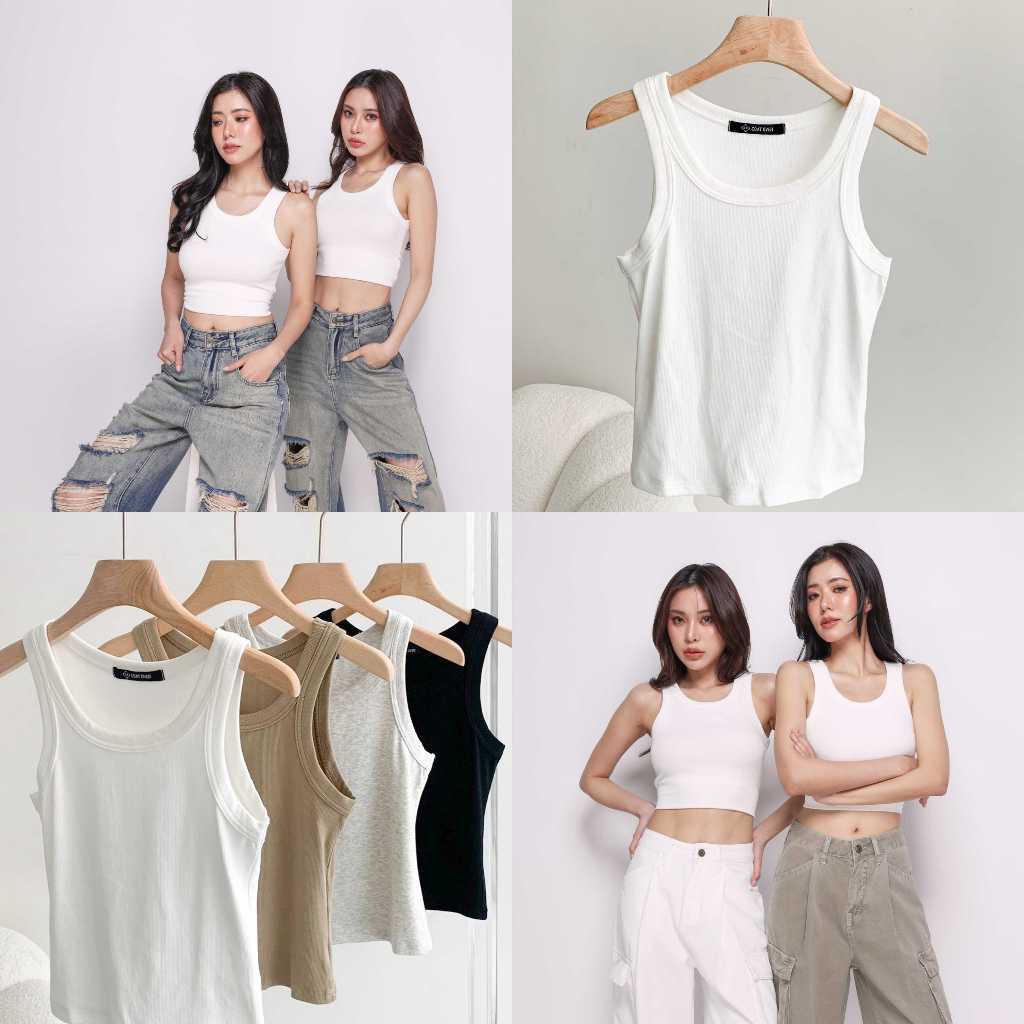 CO0807 เสื้อกล้ามเบสิค 4 สี