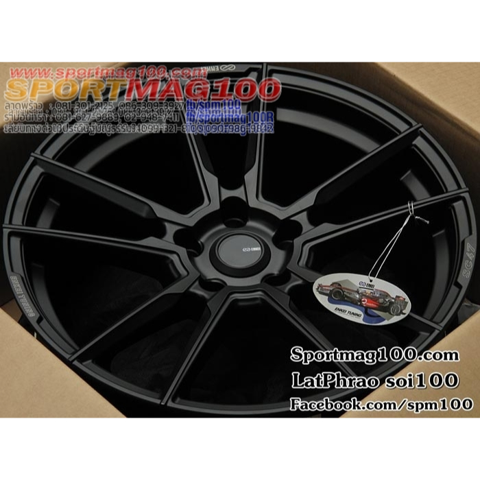 ล้อแม็กใหม่ ENKEI SC47 5รู100 ET38 ดำด้าน 7.5-17นิ้ว(ราคา 4วง)