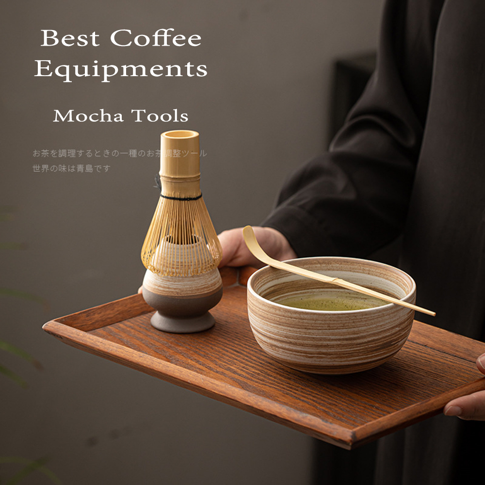 เตรียมจัดส่ง｜แปรงชงชา ไม้ไผ่ สำหรัยชงชาเขียวมัทฉะ(Matcha Whisk Chasen) อุปกรณ์ชงมัทฉะญี่ปุ่น mocha maker