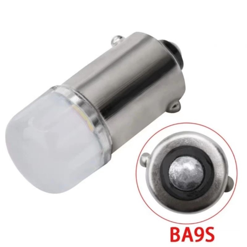 หลอดไฟ LED 12v ไฟส่องป้ายทะเบียน ไฟเพดาน รถยนต์ BA9S  ราคา/1ชิ้น