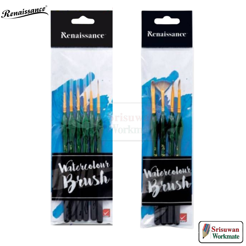 Renaissance ชุดพู่กันตัดเส้น Detail Paint Brush Set