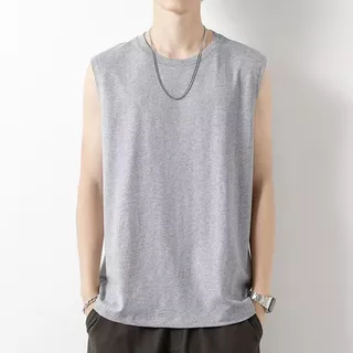 พร้อมส่งเสื้อยืดแขนกุด เสื้อยืดลำลองเหมาะใส่ออกกำลังกาย แฟชั่นฤดูร้อง สำหรับชายและหญิง