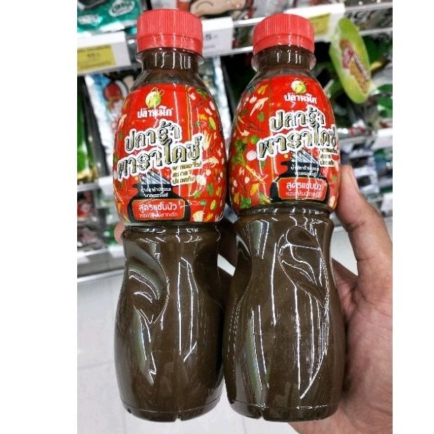 น้ำปลาร้า พาราไดซ์ byปลาหมึก สูตรแซ่บนัว ปริมาณ350มล.×2ขวด