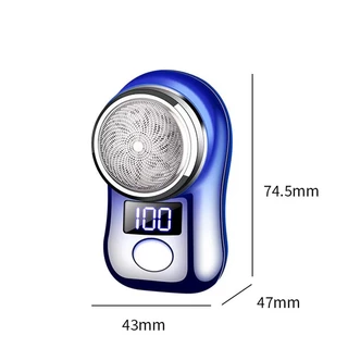 เครื่องโกนหนวดไฟฟ้าแบบพกพา Mini USB ชาร์จ Men's Travel Home กันน้ำไร้สาย Mini เครื่องโกนหนวดแบบพกพา