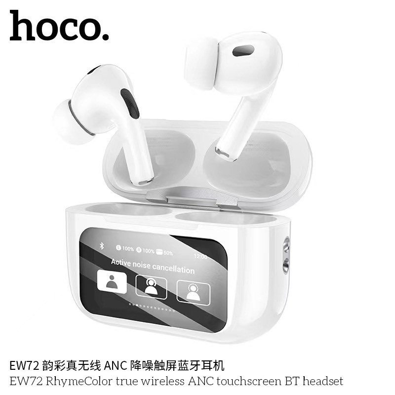 【Sale】 Hoco EW72 หูฟังบลูทูธไร้สาย Wireless ANC touchscreen BT headset สินค้าใหม่ล่าสุด แท้100%