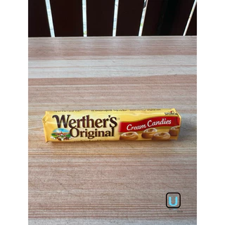 (สั่งขั้นต่ำ 3 ชิ้น)เวอร์เธอร์ ออริจินอล Werther's original ลูกอมรสครีมเนย/ครีมกาแฟ ตราสตร็อค ขนาด 50 กรัม