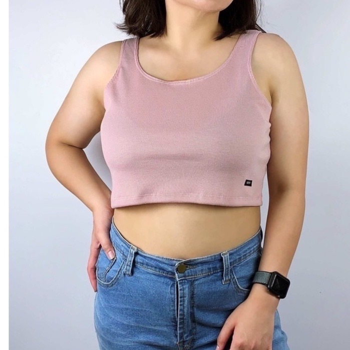 ผ้าร่อง / ½ กล้ามตรง ไซส์ *XL เสื้อกล้ามครึ่งตัว แบรนด์ CHOTYSHOP สินค้าผลิตในไทย QRU.B