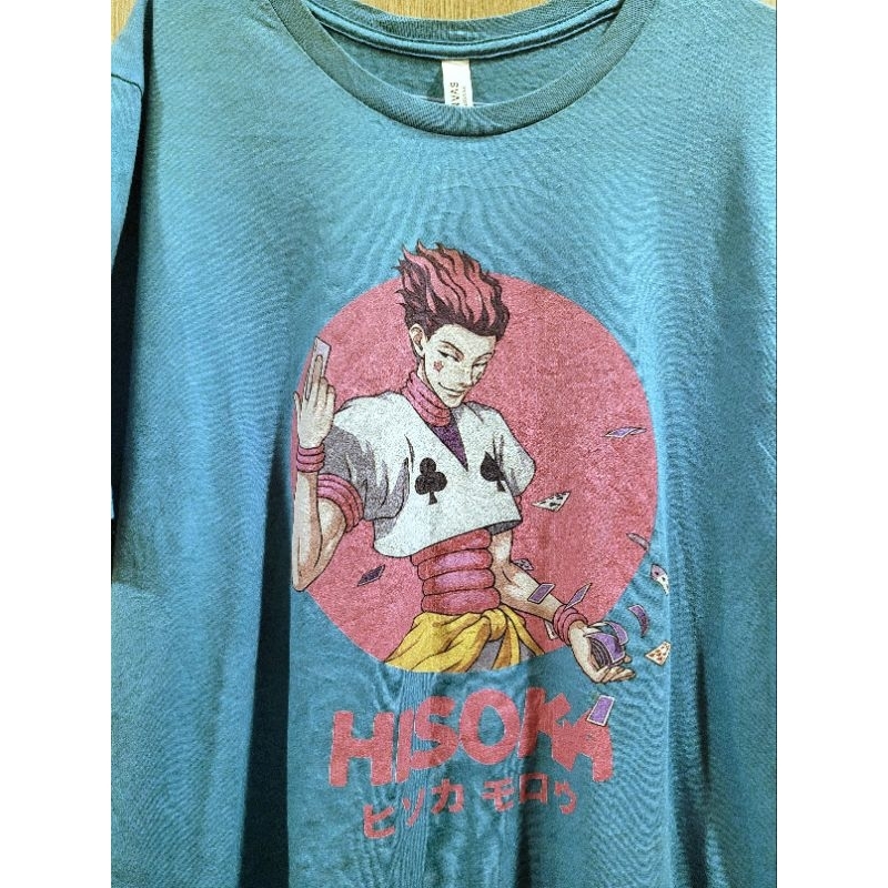 Hunter x Hunter HISOKA T-Shirt Link Size XL เสื้อวินเทจ งานแท้ 100%