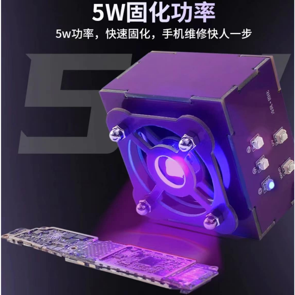 Infinite Turbo cooling and curing fan พัดลมระบายความร้อนและการบ่มด้วยรังสี UV