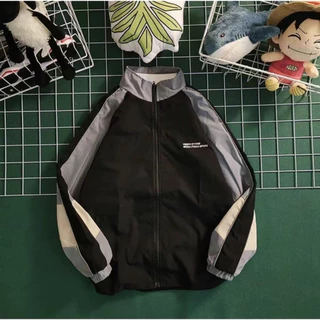 Jackets เสื้อแจ็คเก็ตผ้าร่ม มีซิป มีซับใน สไตล์เดียวกันสำหรับคู่รัก 918 X81