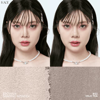 Kage-Brownie Shading Powder 5g. คอนทัวร์เนื้อแมททูโทน
