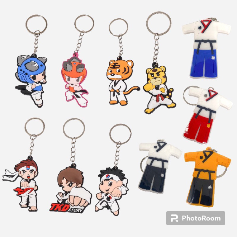 ❤️พร้อมส่ง❤️พวงกุญแจเทควันโด Keyring Taekwondo