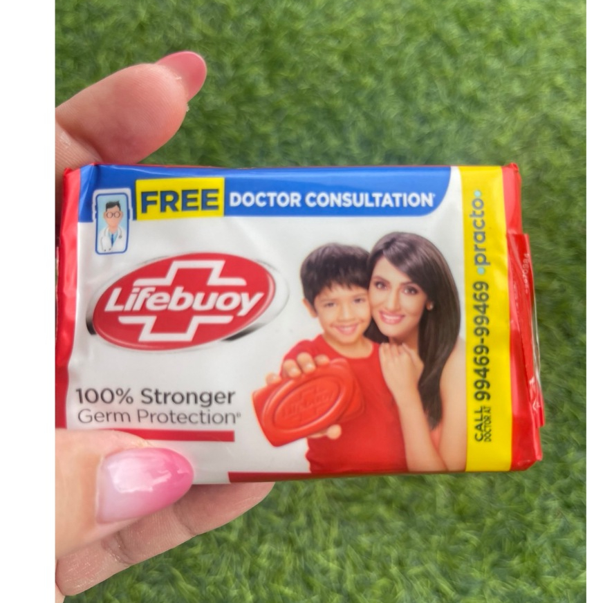 สบู่ ไลฟ์บอย Life Bouy Soap 125g. นำเข้า จากประเทศอินเดีย ของแท้100% สบู่แอนตี้แบคทีเรียยอดขายอันดับ 1