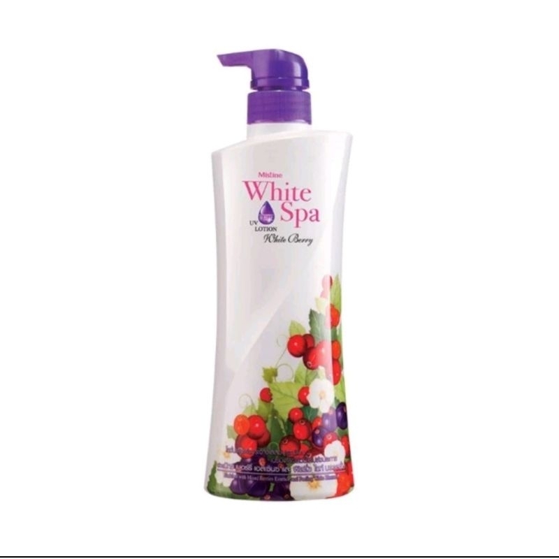 Mistine White Spa White Berry UV White Body Lotion 400ml.