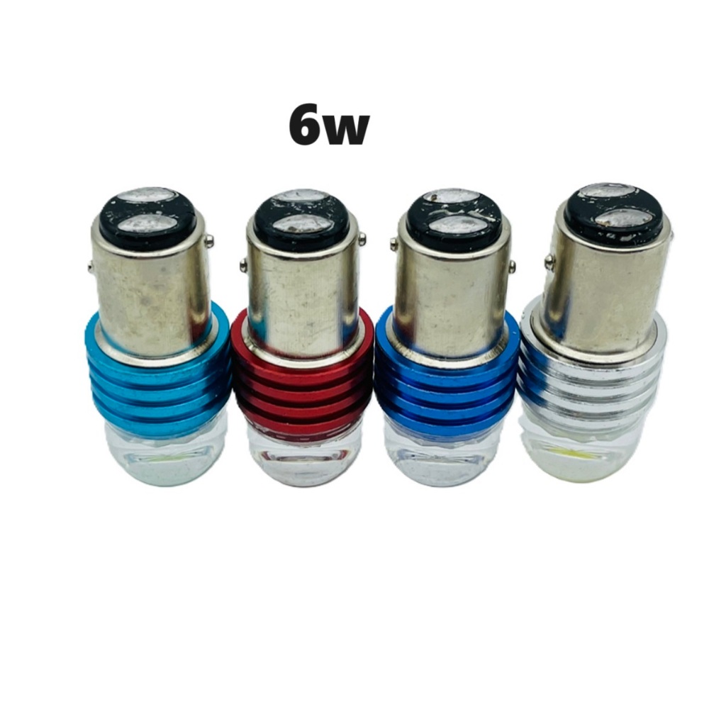 ไฟท้ายกระพริบ/ไฟท้ายไม่กระพริบ มอเตอร์ไซค์ ขั้วกลม2จุด1157 6w/9w 12v 1หลอด/1คู่ รูปที่ 8