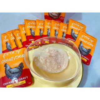 [12 ซอง] Pramy Carnivore พรามี่ คานิวอร์ อาหารแมวอายุ 2 เดือนขึ้นไป ขนาด 70g