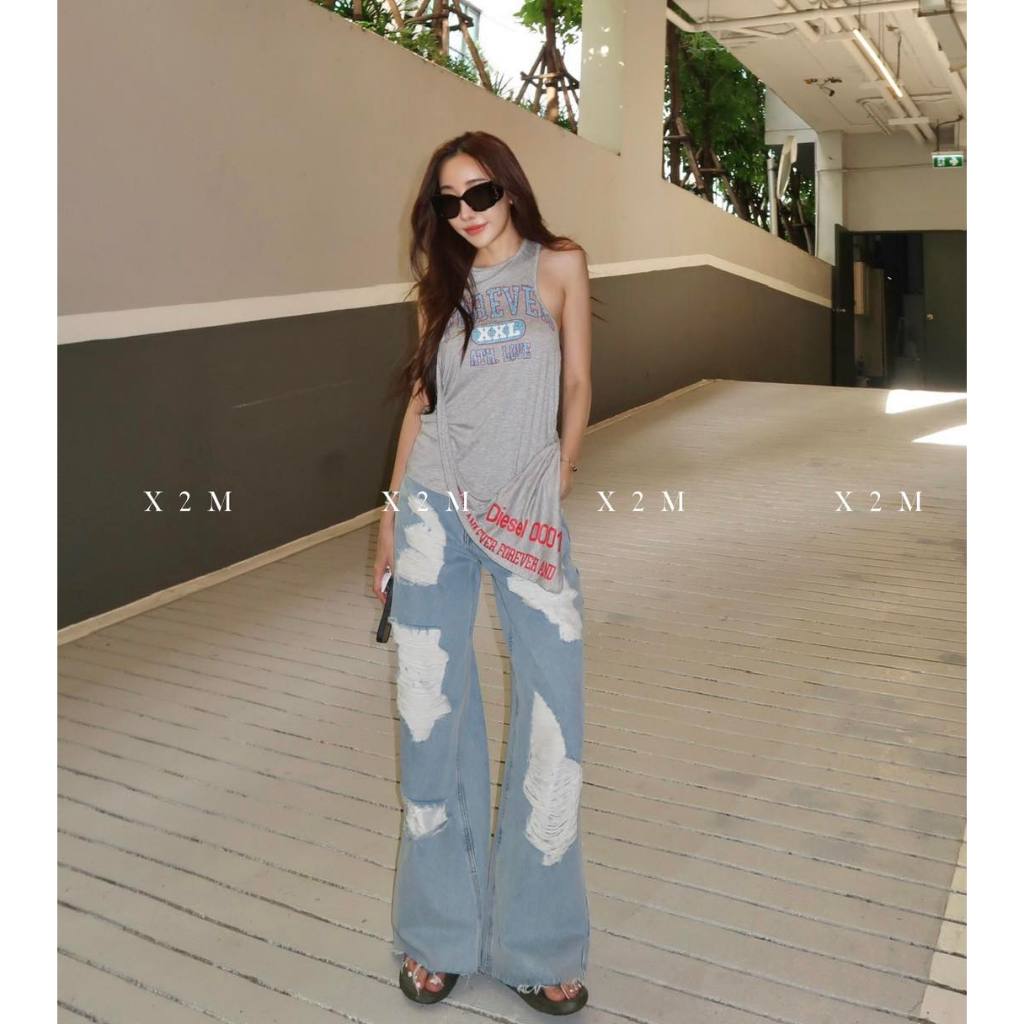 A90:กล้ามเทาไขว้ดีเซล เสื้อกล้ามสไตล์ดีเซล