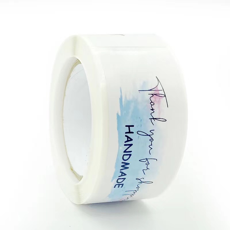 สติ๊กเกอร์ handmade ขอบคุณ สำเร็จรูป ติดขนม เครื่องดื่ม Thankyou Sticker ราคา ถูกที่สุด ดีลบีเคเค แกลเลอรีภาพที่ 2