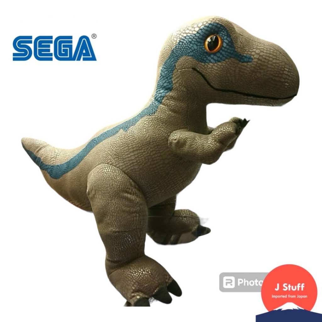 พร้อมส่ง 🇯🇵 ตุ๊กตาไดโนเสาร์บลู Jurassic World ลิขสิทธิ์แท้ งาน SEGA นำเข้าจากญี่ปุ่น